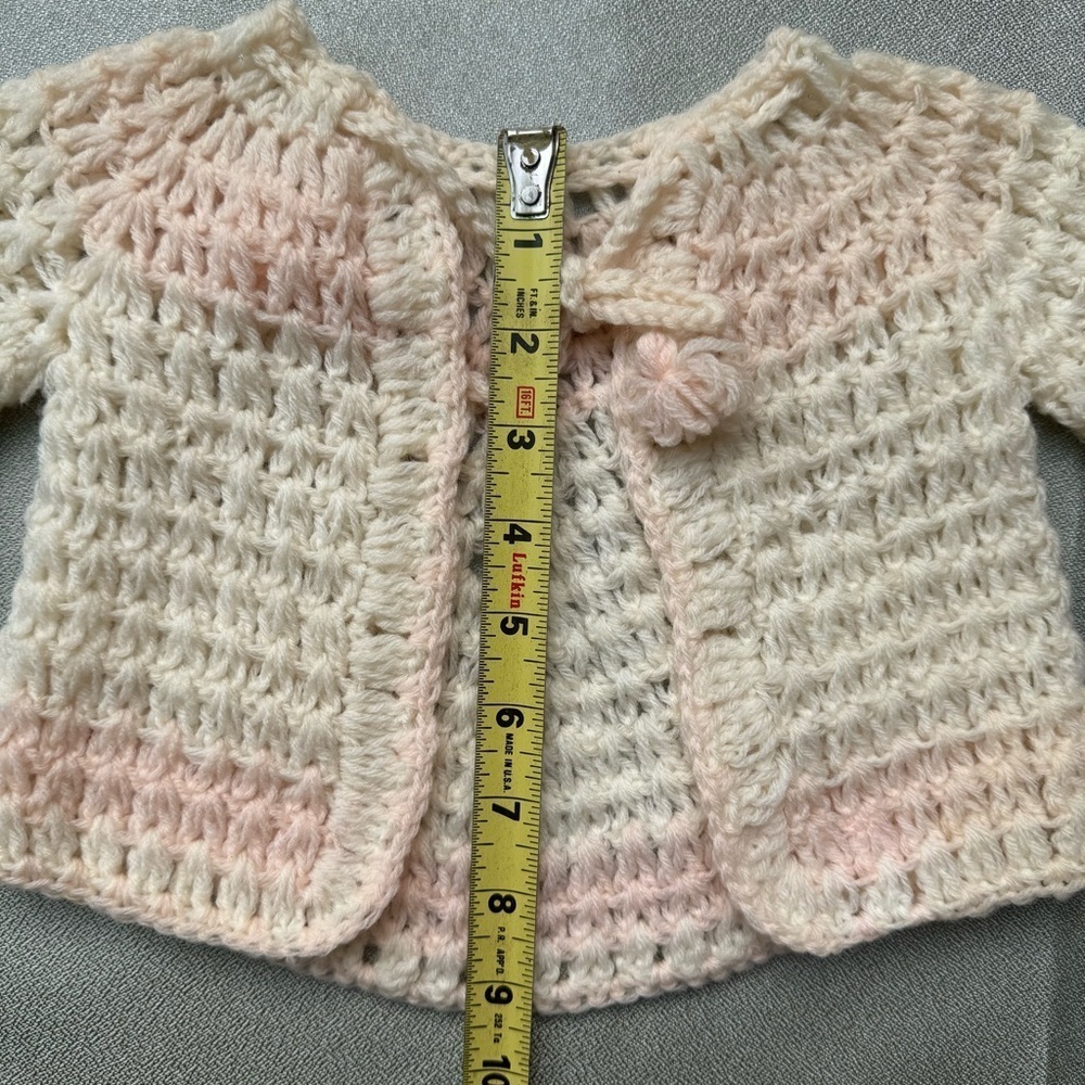 2 Vintage 1934 NRA Baby Girl 6 -9 Months New With Original Tag Cardigan Sweaters - Picture 8 of 9